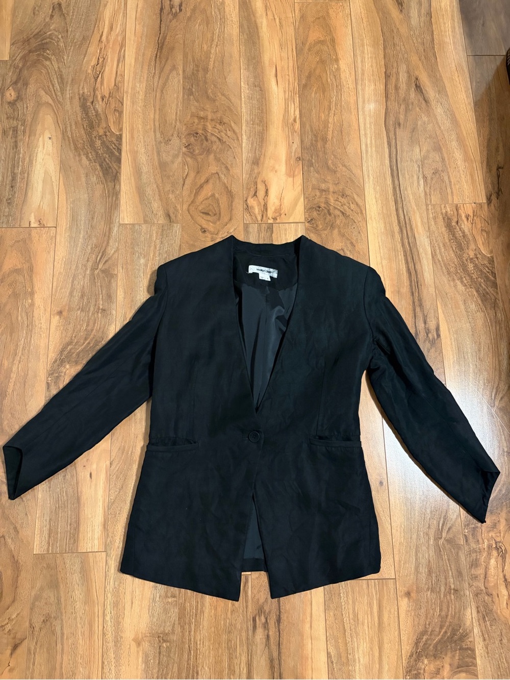 Helmut Lang Black Single-Button Women's Blazer